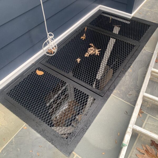 metal window well covers